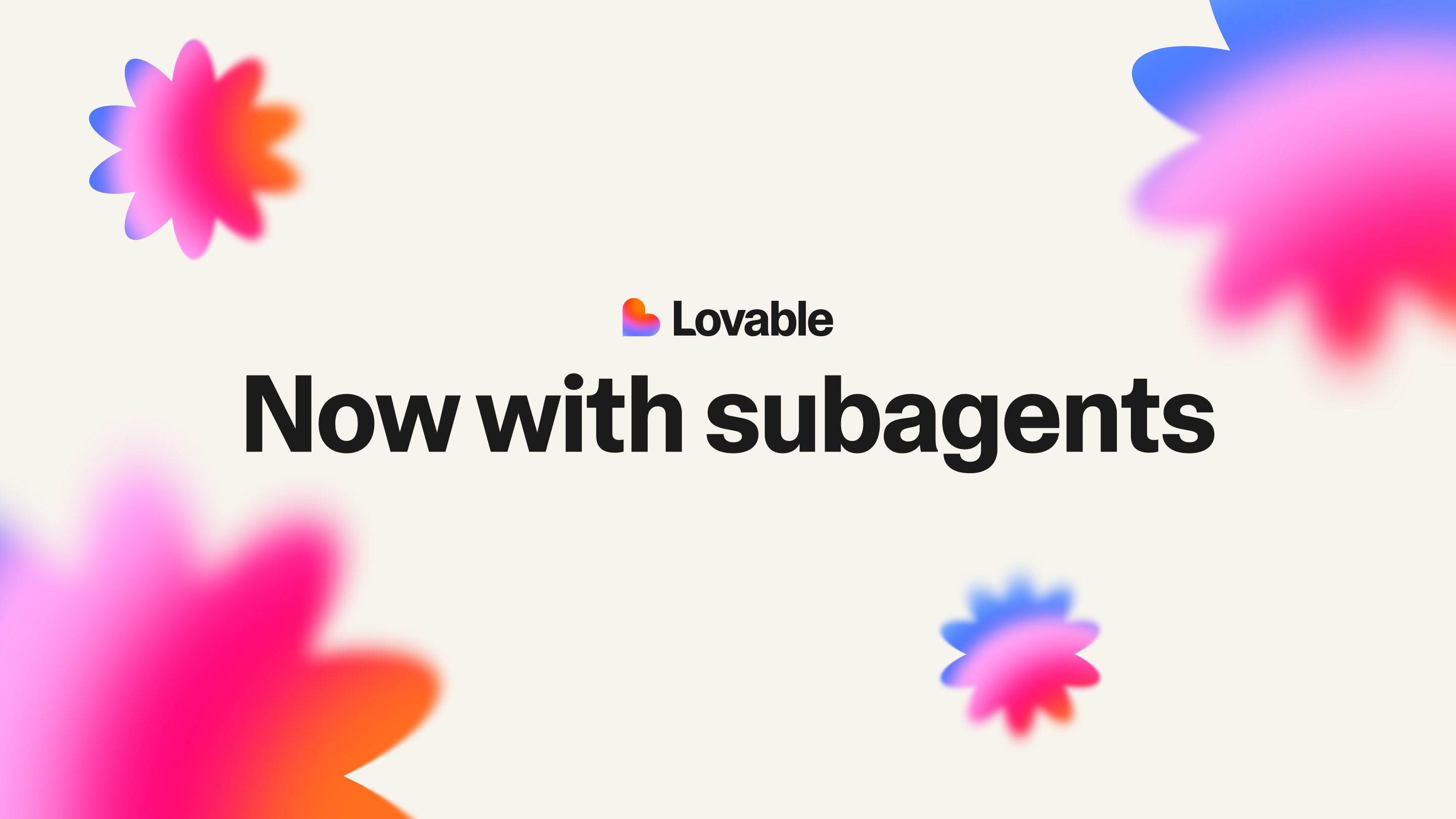 Introducing subagents: Lovable is now better at multitasking | Lovable
