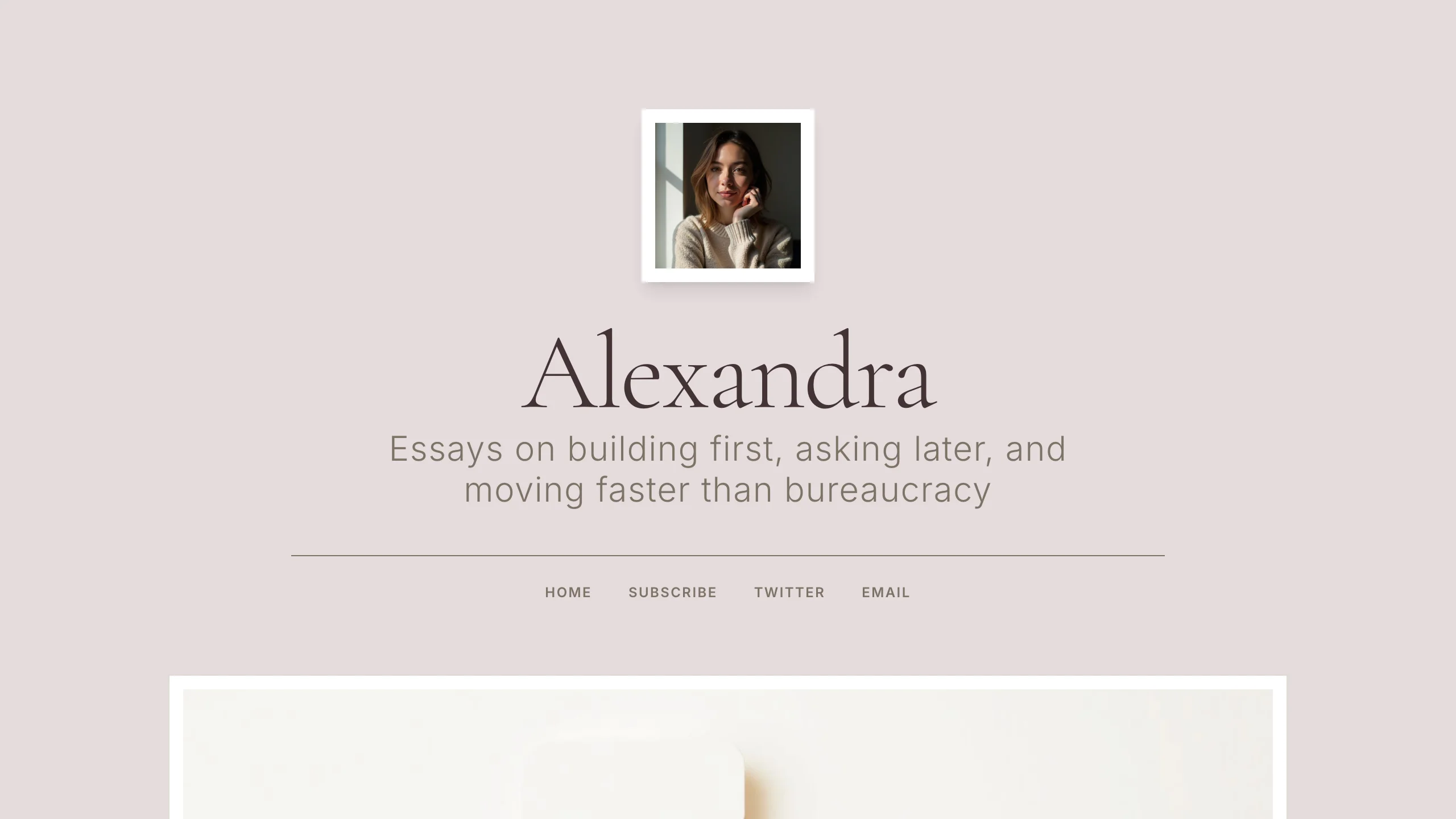 Newsletter Blog — blog template preview