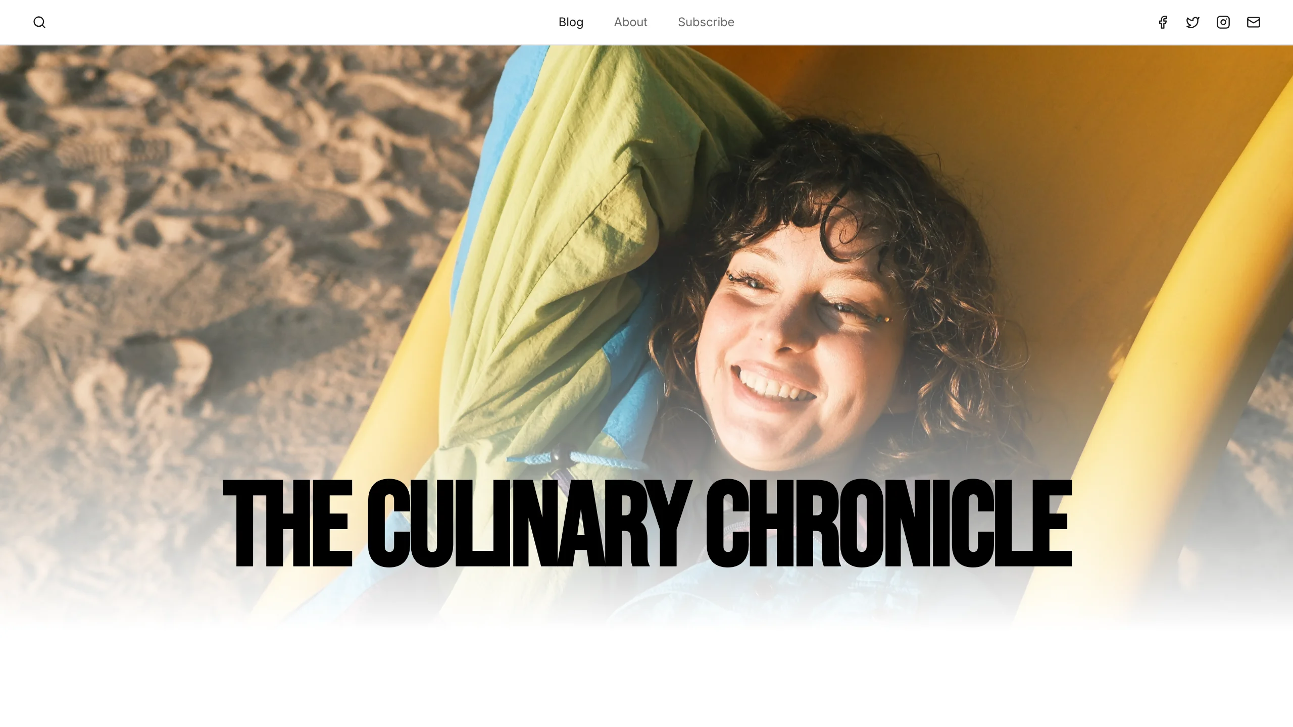 Food Blog — blog template preview