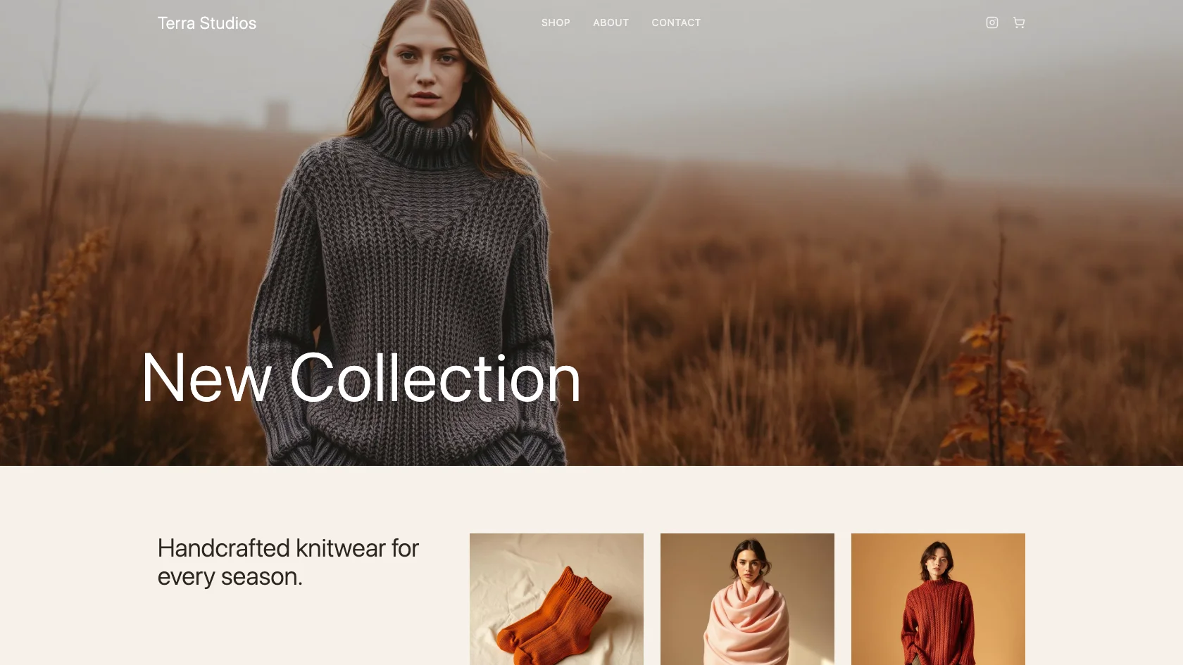 Fashion Storefront — ecommerce template preview