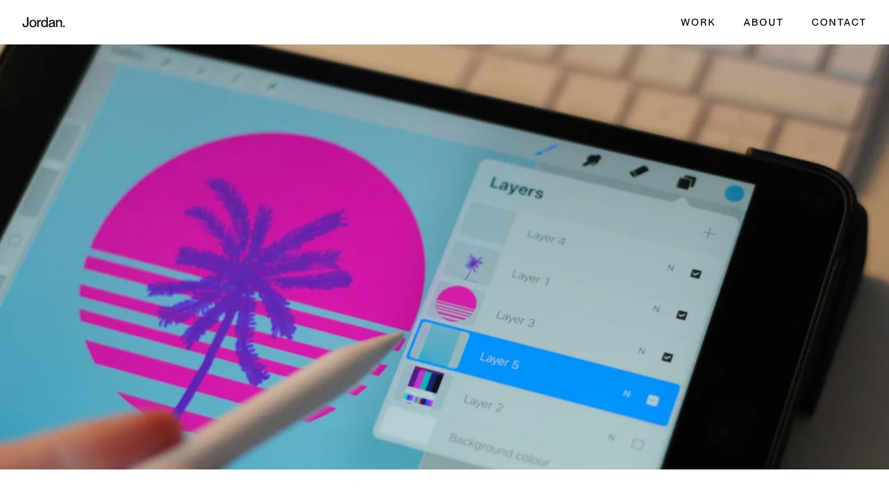 Minimal Agency Portfolio — portfolio template preview