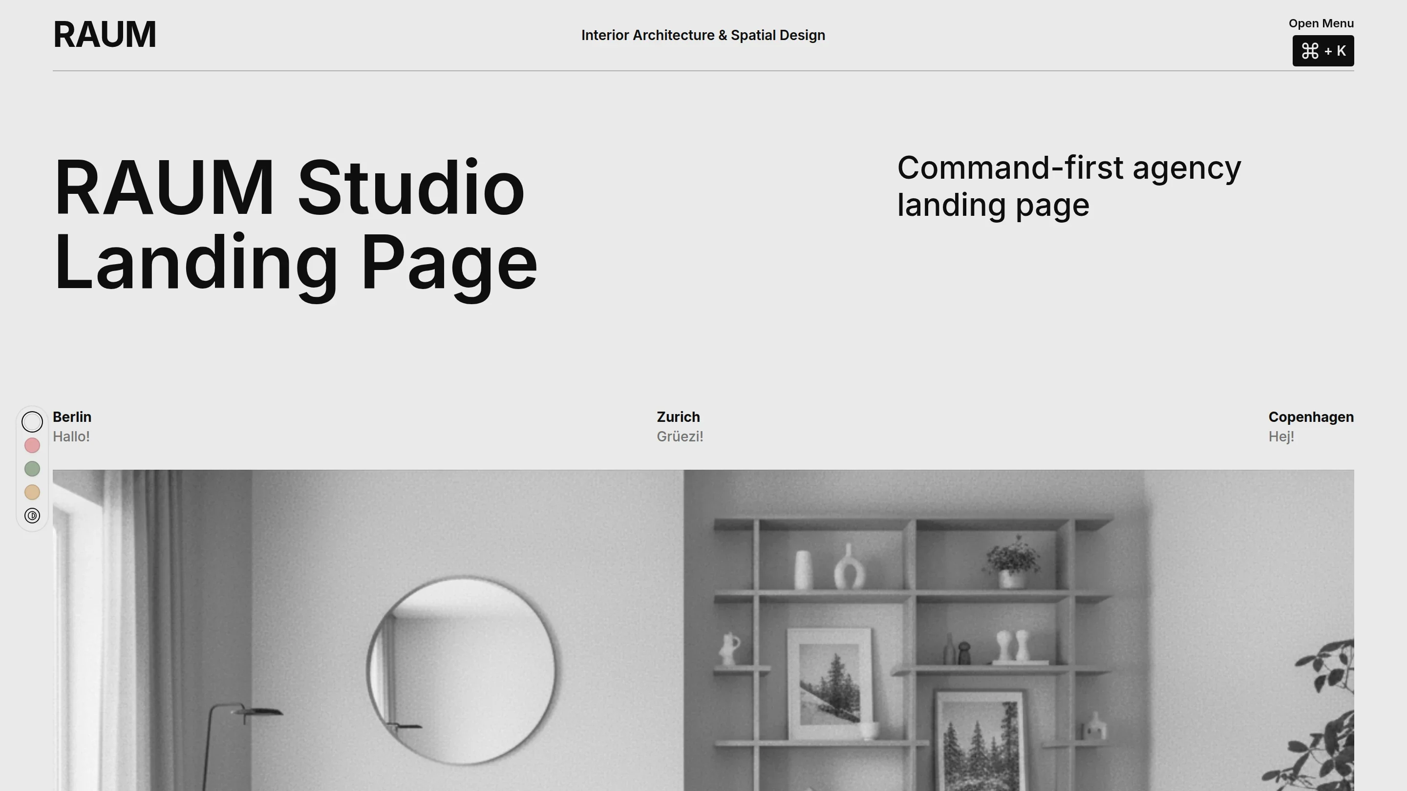 Vista previa de la plantilla Agency Website