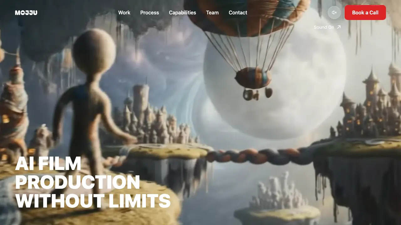 Cinematic Studio Site — portfolio template preview