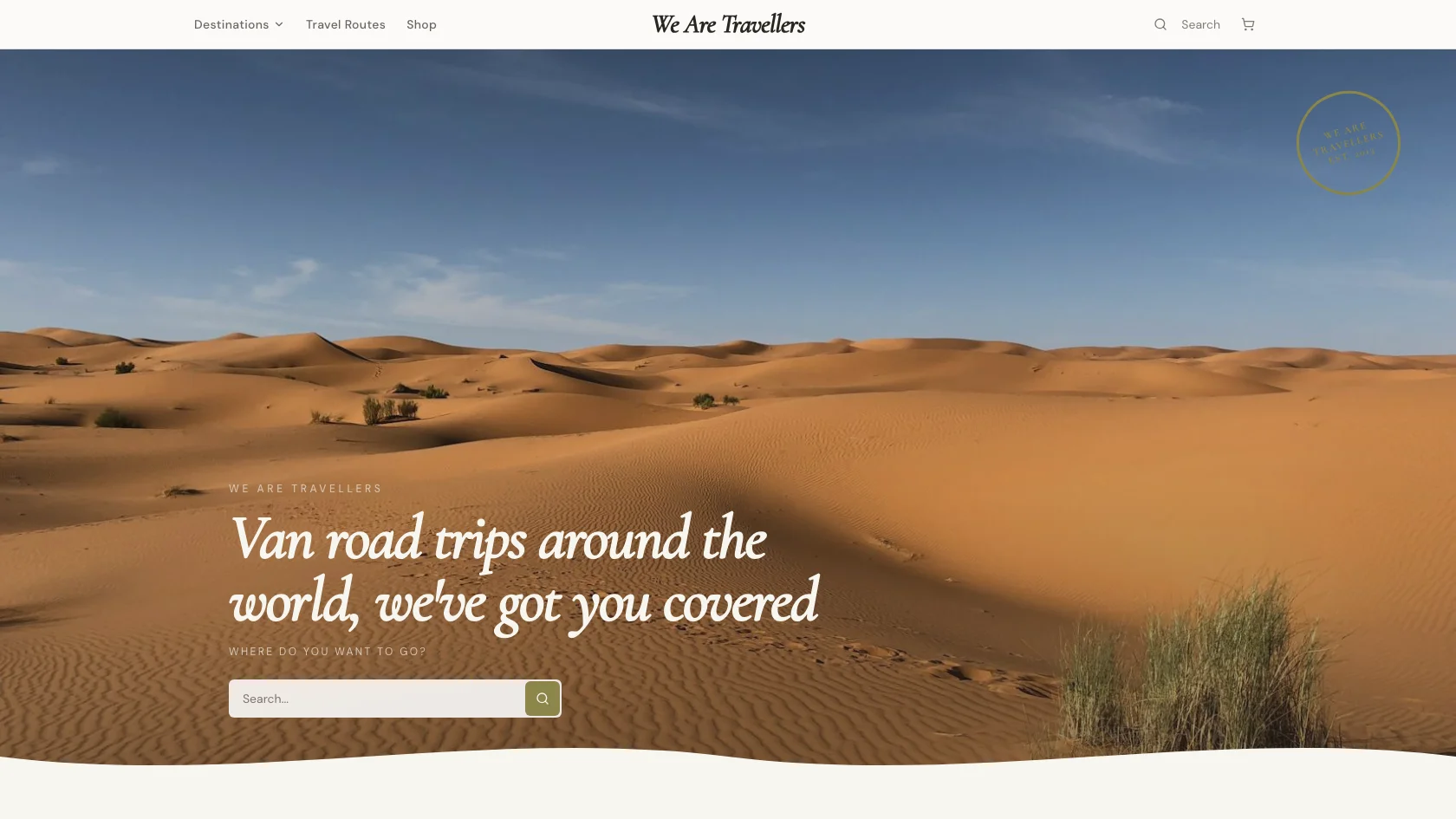 Travel Guide Blog template preview